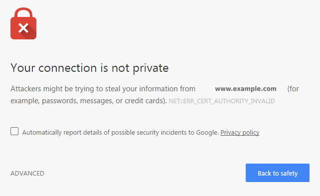 connection-is-not-private