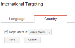International targeting